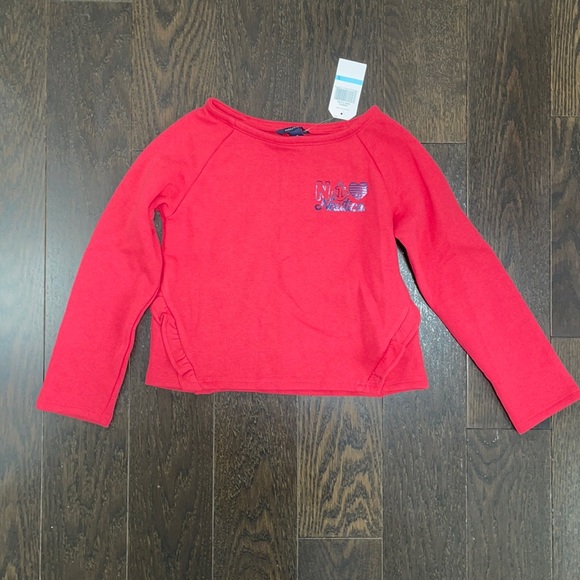 NWT Girls Nautica Crew Neck Sweatshirt - Picture 1 of 5